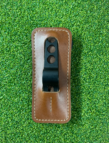 Handmade Dark Brown Latigo Leather Scotty Cameron Divot Tool & Golf Tee Holder